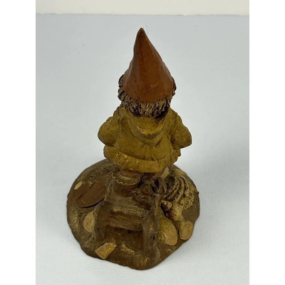 Tom Clark Gnome Pawley #42 Cairn Studio 1984 Shell Beach Figurine Vintage - Picture 4 of 9